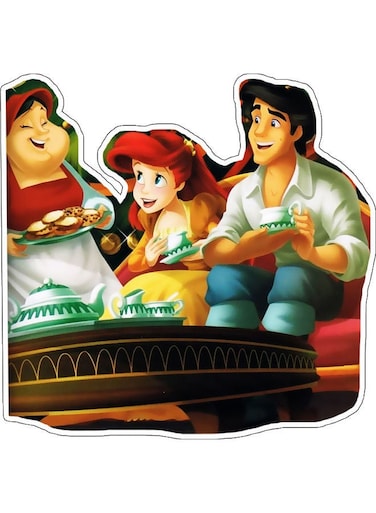 Cartoons Printed Decorative Wall Sticker Multicolour