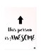 Printed Wall Sticker Multicolour 20cm