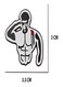 Dubai Army Salute 2 pcs Sticker for Cars Laptop, Mobile Phone, Playstation, Motorcycle, Luggage, Skateboard, Wall