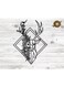 Decorative Wall Sticker Black 20cm