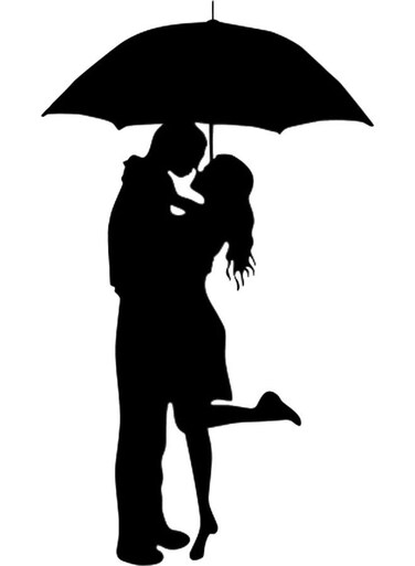 Decorative Wall Sticker Black 20cm