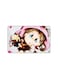 PRINTED BANK CARD STICKER Cute Girl Drawing With Roses