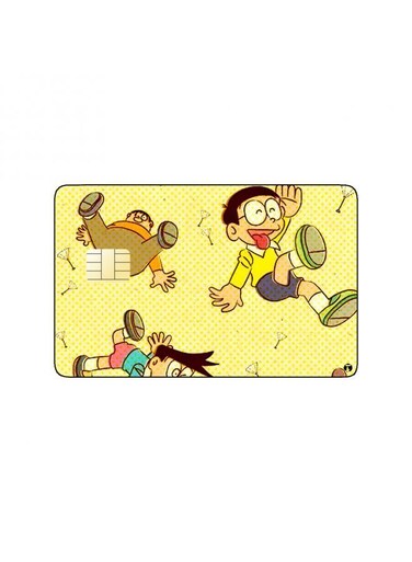 PRINTED BANK CARD STICKER Doraemon Anime