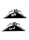 Peeking Monster Car Sticker