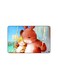 PRINTED BANK CARD STICKER Cute Rabbits Drawing In Swing