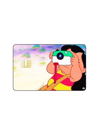 PRINTED BANK CARD STICKER Animation Lilo From Lilo And Stitch By Disney