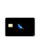 PRINTED BANK CARD STICKER Aesthetic Blue Bird Drawing