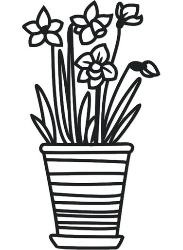 Decorative Wall Sticker Black 20cm