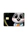 PRINTED BANK CARD STICKER Cute Chibi Hamster Drawing