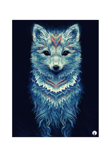 Printed Wall Sticker Multicolour 20cm