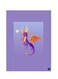 Printed Wall Sticker Multicolour 20cm