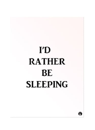 Printed Wall Sticker Black 20cm