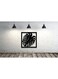 Decorative Wall Sticker Black 20cm