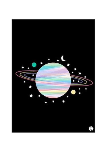 Printed Wall Sticker Multicolour 20cm