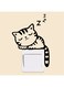 Decorative Animal Switch Sticker Black 14x20centimeter
