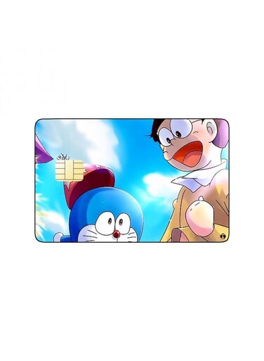 PRINTED BANK CARD STICKER Nobita And Doraemon From Doraemon Anime