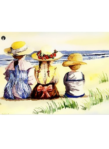 Printed Wall Sticker Multicolour 20cm