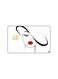 PRINTED BANK CARD STICKER Beautiful Woman Drawing With Hat