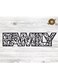 Decorative Wall Sticker Black 20cm