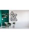 Decorative Wall Sticker Black 20cm
