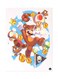 Printed Wall Sticker Multicolour 20cm