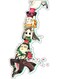 Decorative Wall Sticker Multicolour 10x10cm
