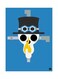 Printed Wall Sticker Multicolour 20cm
