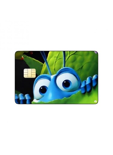 PRINTED BANK CARD STICKER Animation A Bug's Life By Disney
