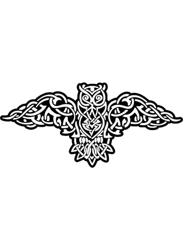 Decorative Wall Sticker Black 20cm