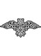Decorative Wall Sticker Black 20cm