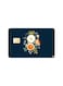 PRINTED BANK CARD STICKER Delicious Fruit Drawing With Roses