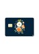 PRINTED BANK CARD STICKER Delicious Fruit Drawing With Roses