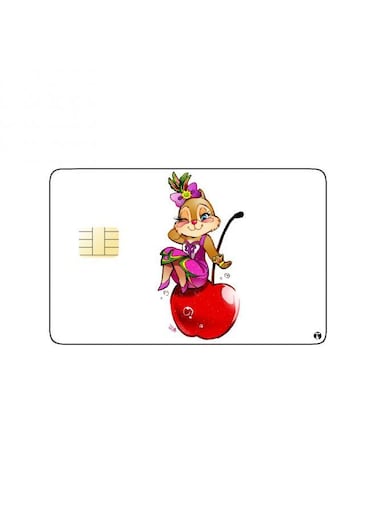 PRINTED BANK CARD STICKER Animation Clarice From Chip 'N Dale By Disney