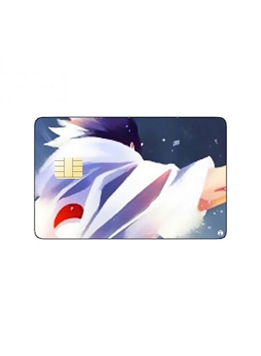 PRINTED BANK CARD STICKER Itachi From Naruto Anime
