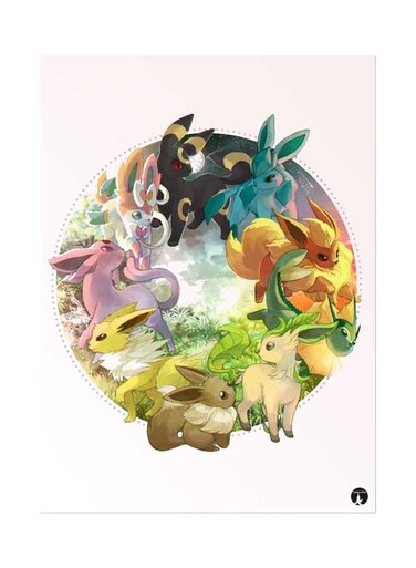 Printed Wall Sticker Multicolour 20cm