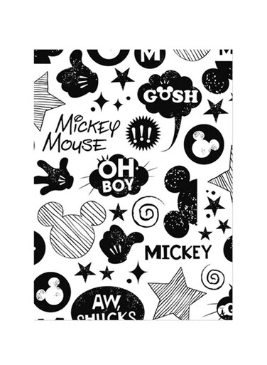 Printed Wall Sticker Multicolour 20cm