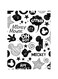 Printed Wall Sticker Multicolour 20cm
