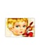 PRINTED BANK CARD STICKER Beautiful Kid Drawing With Buny