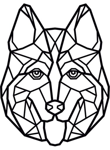 Decorative Wall Sticker Black 20cm