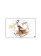 PRINTED BANK CARD STICKER Cute Deer Drawing With Flowers