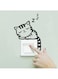 Paya Small Cat Switch Stickers Notebook Stickers Toilet Stickers Phone Stickers Wall Stickers Black 14*20cm