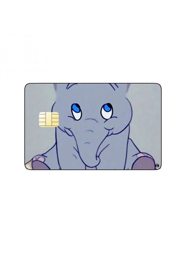 PRINTED BANK CARD STICKER Animation From Dumbo By Disney