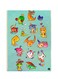 Printed Wall Sticker Multicolour 20cm
