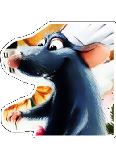 Cute Cartoon Character Wall Sticker Multicolour