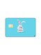 PRINTED BANK CARD STICKER Animation Snowball From The Secret Life Of Pets By Universal