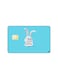 PRINTED BANK CARD STICKER Animation Snowball From The Secret Life Of Pets By Universal
