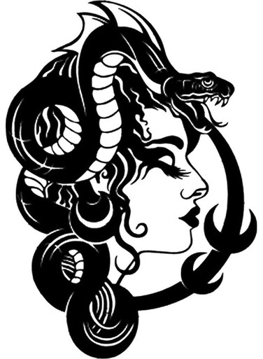 Decorative Wall Sticker Black 20cm