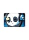PRINTED BANK CARD STICKER Cute Panda Drawing Listening To Music