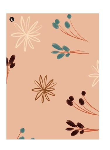 Printed Wall Sticker Multicolour 20cm