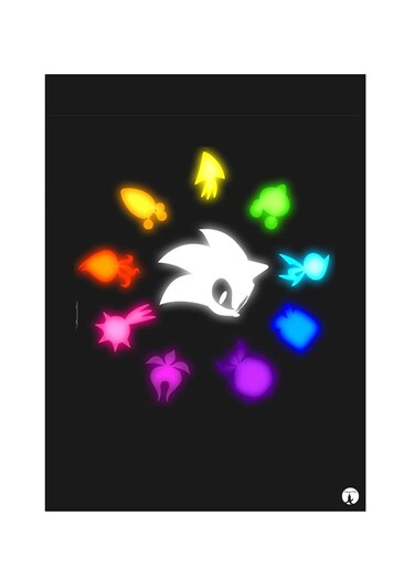Printed Wall Sticker Multicolour 20cm
